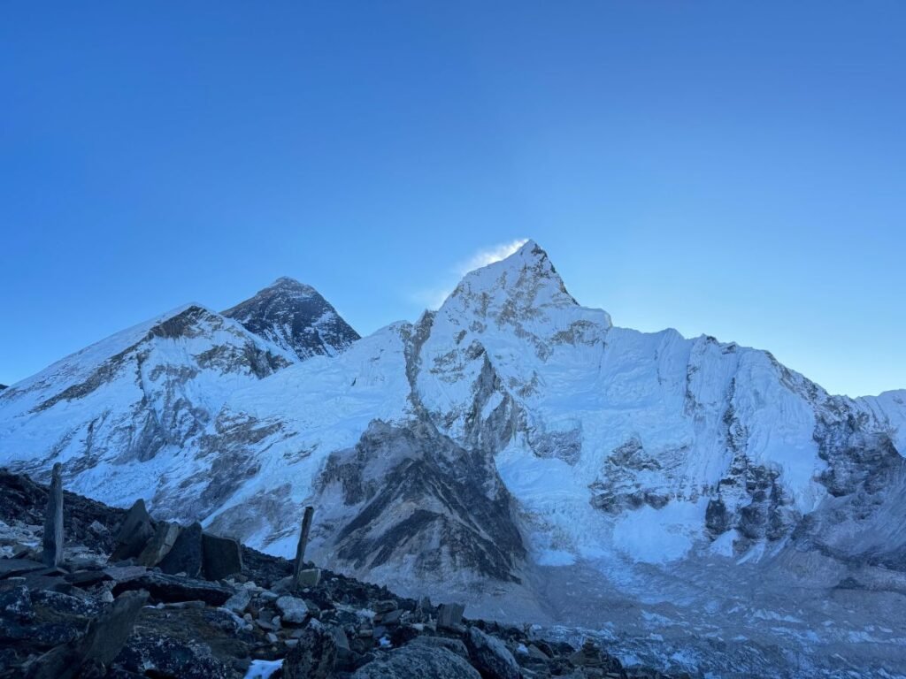 Beautiful everest peak