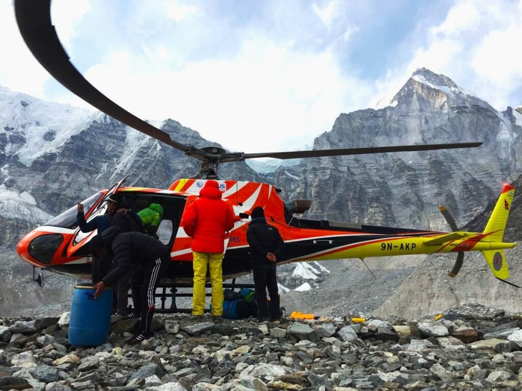 Everest base camp helicopter tour